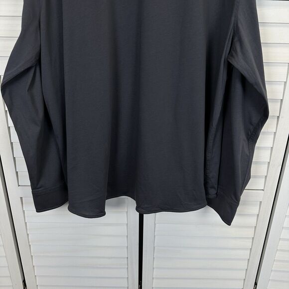 UNTUCKit Gray Huber Shirt Casual Jersey Knit Classic Button Front Mens Size XXXL - Picture 6 of 9